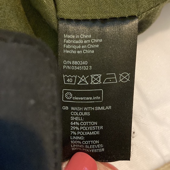 L.O.G.G. Army green utility style jacket size 4 - Picture 8 of 10